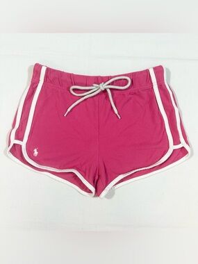Polo Ralph Lauren Girls XL 16 100% Cotton Pique Sweatshorts Shorts Drawstring
